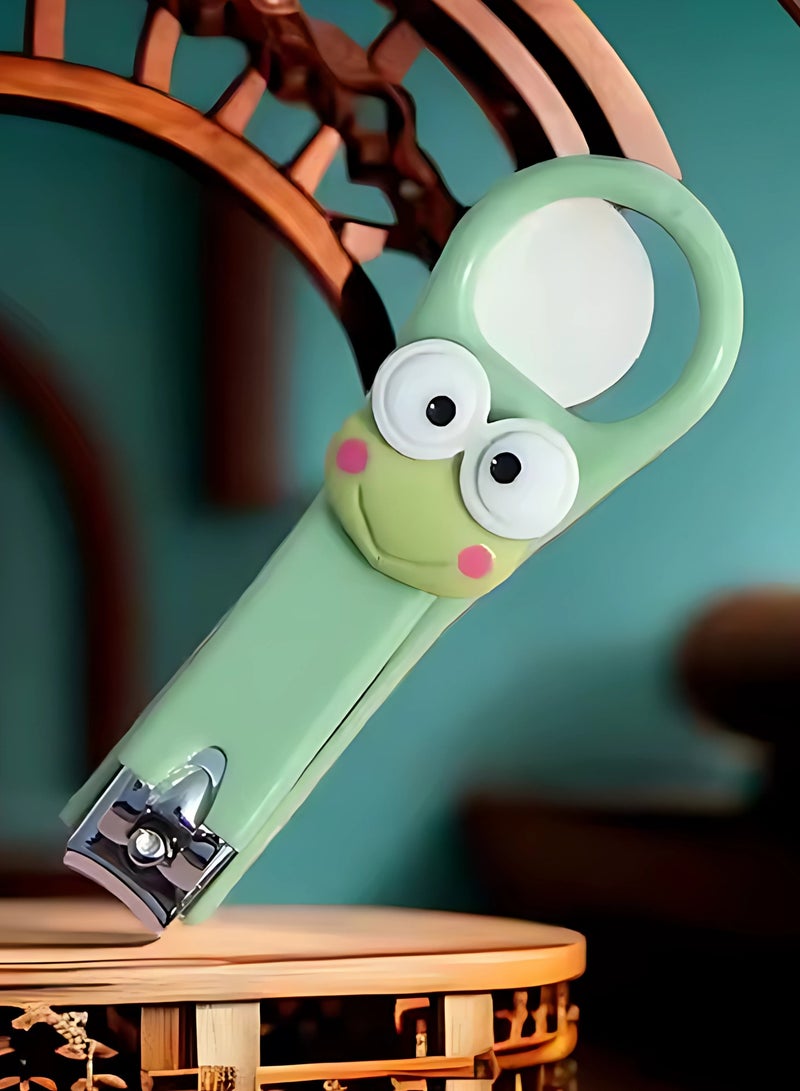 Twisoo Baby Nail Cutter for Kids Cute Cartoon Nail Clipper - Stainless Steel Nail Trimmer, Anti-Splash, Portable Nail Clippers in Adorable Design, Perfect for Home, Travel, and Everyday Use ( Snail) - Image 4