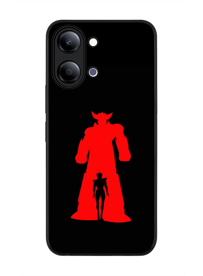 Stylizedd For vivo Y05 4G / Y6t 5G Case,Slim fit Camera Protection, Shockproof Thin Phone cover  - Grendizer (Black) - Image 1