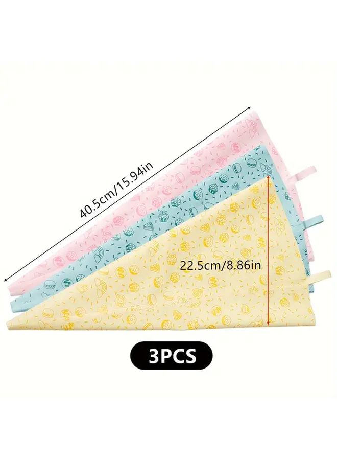 6pcs Macaron Style TPU Piping Bags 14 Inch 16 Inch Reusable Baking Decorating Tool Set - Image 4