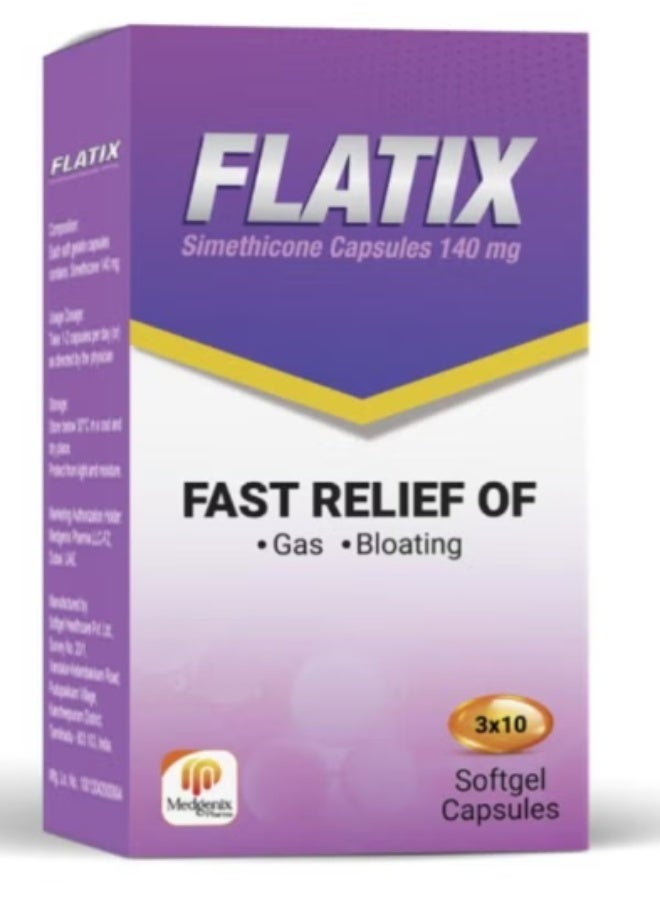 FLATIX  140MG CAP 30 SOFT GEL