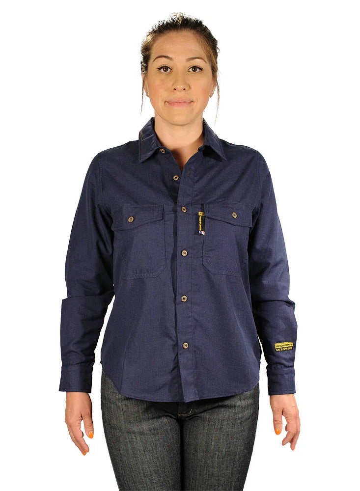 Benchmark FR Women's Silver Bullet Flame Resistant Shirt - Image 4
