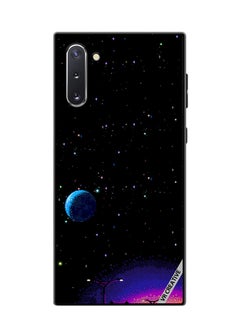 VR CREATIVE Protective Case Cover For Samsung Galaxy Note10 5G 8-Bit Pixel Galaxy Design Multicolour  - Image 1