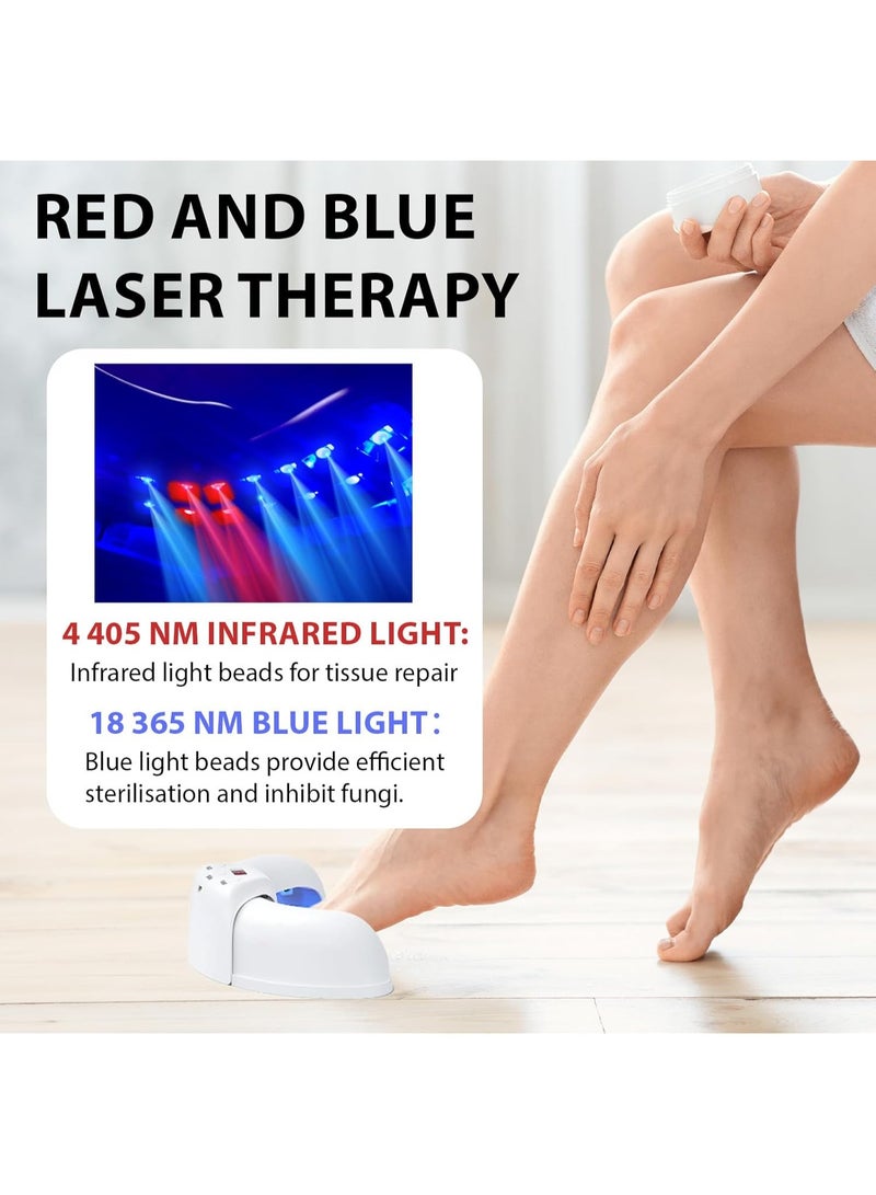 2026 جهاز الليزر الفطري للأظافر 99٪ العدوى الفطرية القضاء عليها في 3 دقائق 30 / 60 / 99 من التحكم في الوقت الذكي / الذكي الضوء الفطري للأظافر استعادة الأظافر الصحية وتجديد الثقة بالنفس الأبيض - Image 3