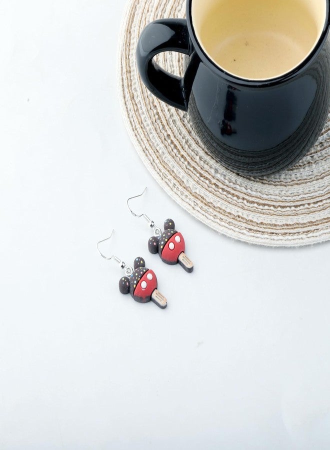 MAOFAED Mouse Ice Cream Earring for Women, Ice Cream Lover Gift, Foodie Earring, Snacks Lover Gift(mouse icecream) - Image 5