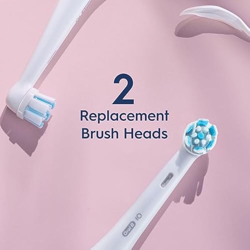 Oral-B iO Series Gentle Care Electric Toothbrush Replacement Brush Heads for an Oral-B Electric Toothbrush, 2 count, White - Image 2