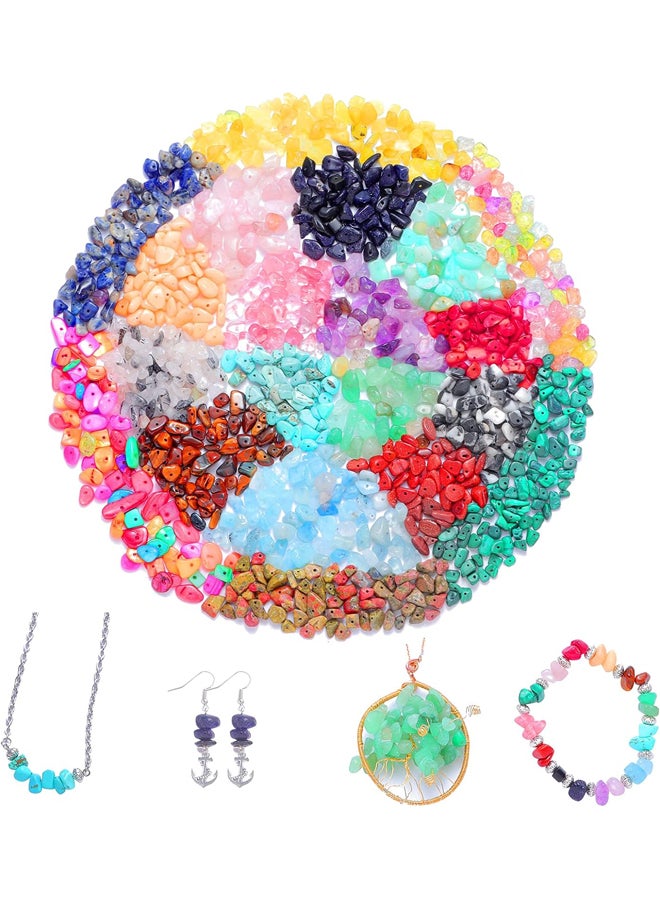 مجموعة صنع الإكسسوارات - طقم صنع إكسسوارات الخرز 1587 قطعة، لوازم صنع المجوهرات مع خرز كريستالي، كماشة المجوهرات، سلك الخرز، خطافات القرط، الخاتم، طقم صنع الأساور للفتيات والكبار - Image 4