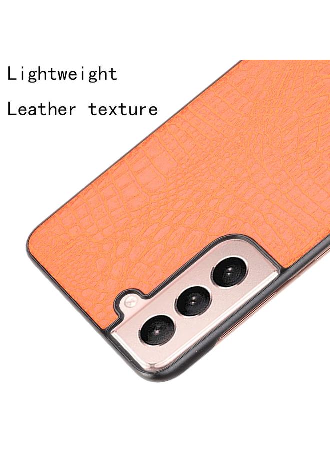 S-TOP Case For Samsung Galaxy S21+ 5G / S21 Plus 5G Shockproof Crocodile Texture PC + PU Case - Image 5