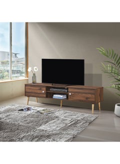 DANUBE HOME Palmer TV Unit â€“ For TVs up to 65 Inches - Columbia Oak  - Image 1