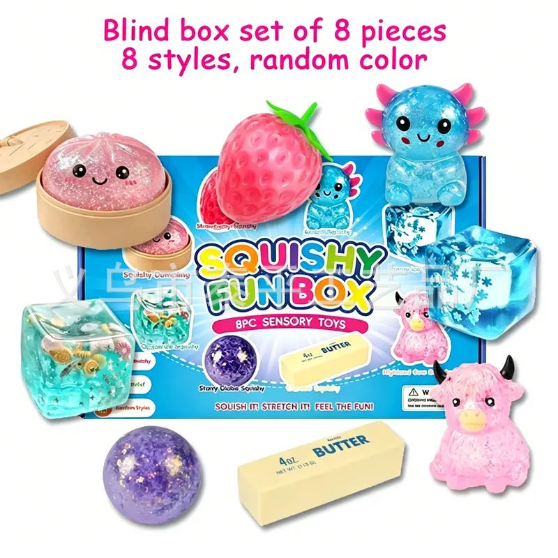 Boxed Maltose Squishy Hanging Ornament Gift Set, American Style