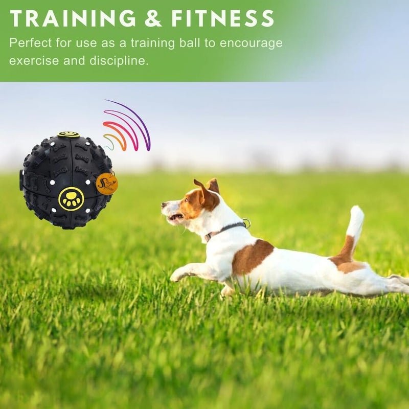 Sage Square Giant Size Musical Cum IQ Treat Dispenser Chew Ball / Bite Resistant / Training Toy for Dog / Puppy / Cat / Kitten (Blue) - Image 4