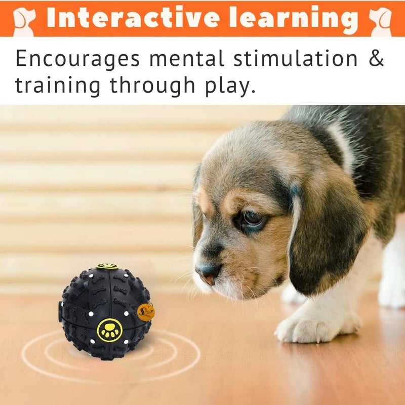 Sage Square Giant Size Musical Cum IQ Treat Dispenser Chew Ball / Bite Resistant / Training Toy for Dog / Puppy / Cat / Kitten (Blue) - Image 5