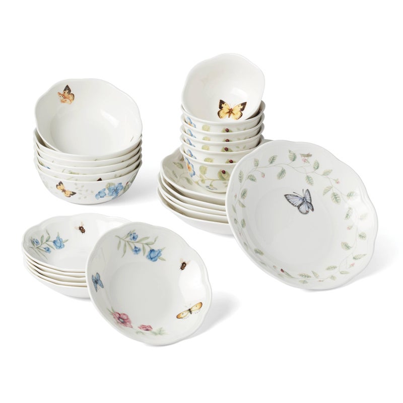 Lenox 895704 Butterfly Meadow 24Piece Bowl Set