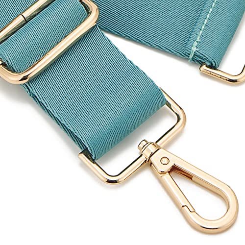 ZOOEASS Wide Shoulder Strap (Solid),Adjustable Replacement Belt Crossbody Canvas Bag Handbag (Jade) - Image 2