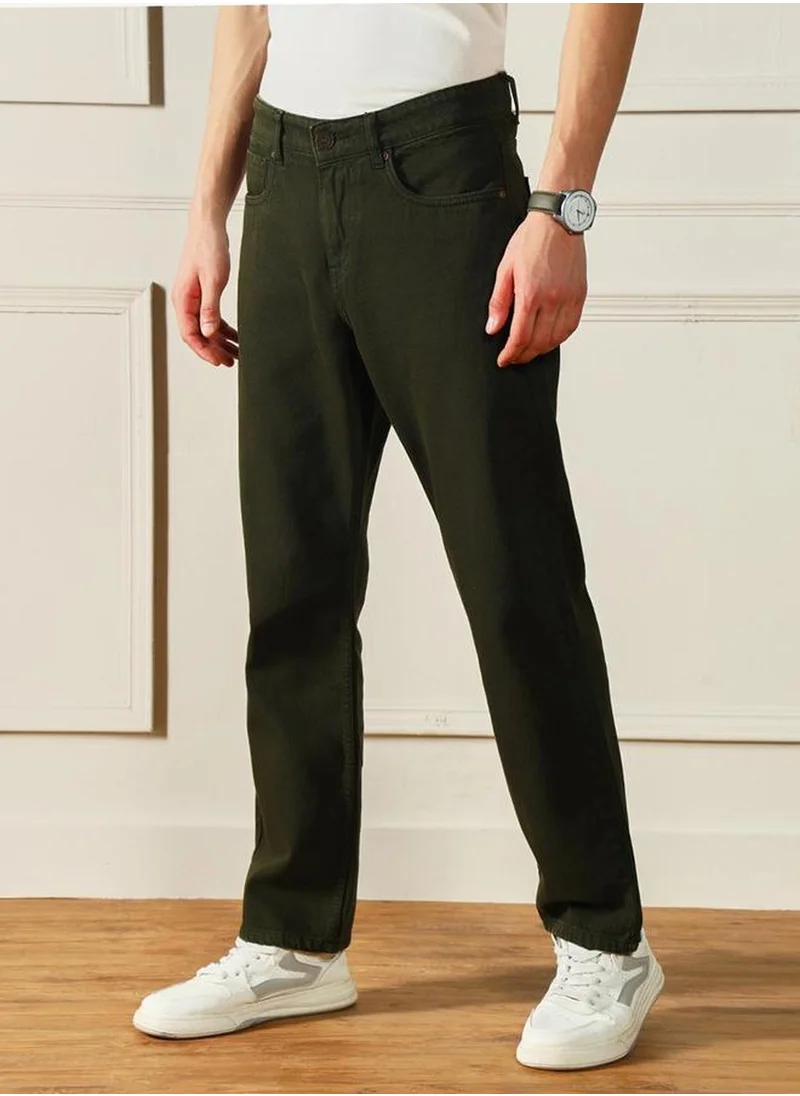 دينيس لينغو Olive Jeans For Men