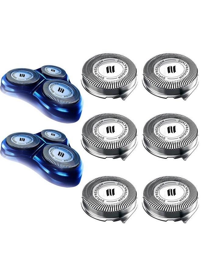 Hq8 Replacement Heads For Philips Norelco Aquatec Shavers 7310Xl Hq8 Replacement Blades For Philips Norelco New Upgraded 8 Series (6 Pack)