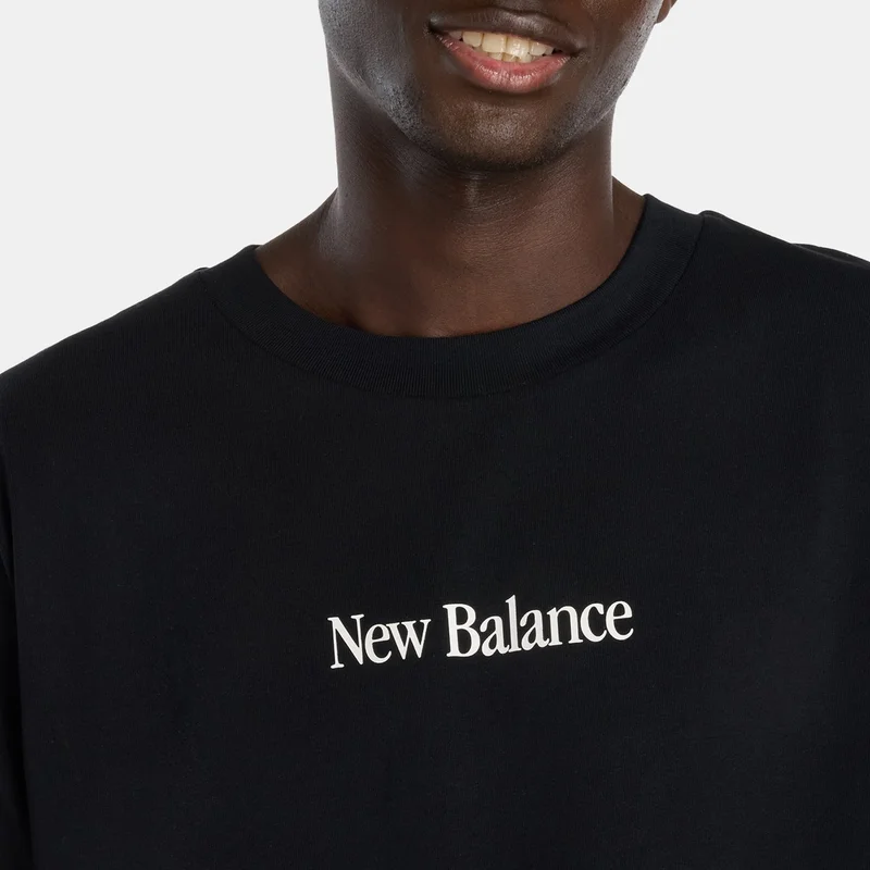 New Balance Black Men's N Collage T-Shirt for Men | Best Price UAE