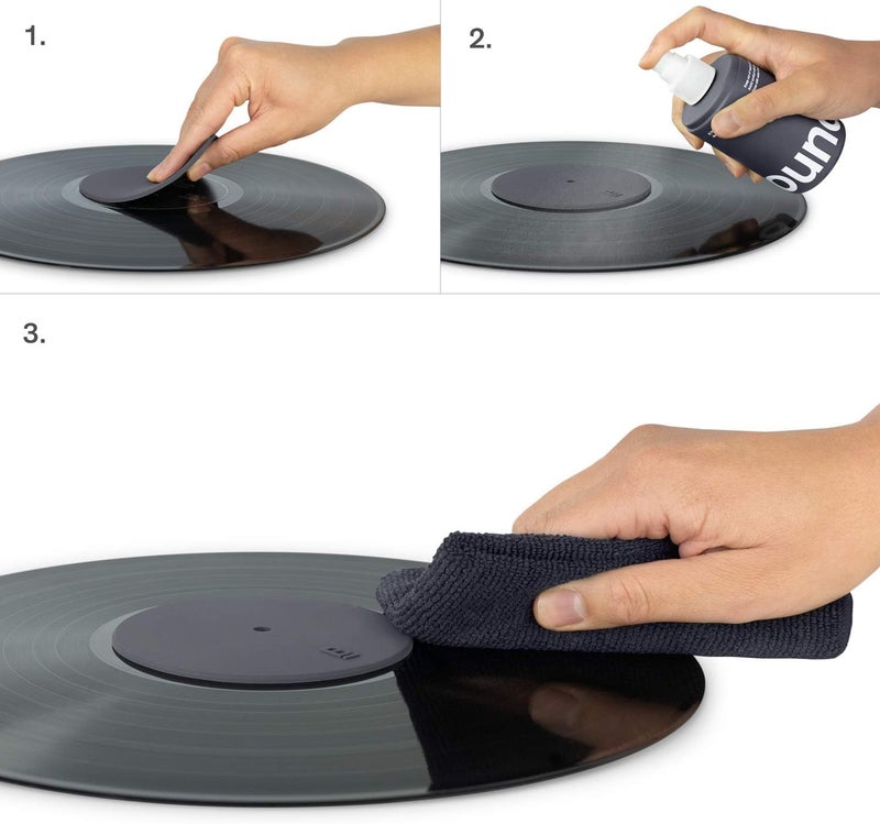Boundless Audio Record Cleaning Solution - 6.75oz Vinyl Cleaner Fluid, Vinyl Cleaner Cloth & Record Label Protector - Complete Cleaning Kit - Image 5