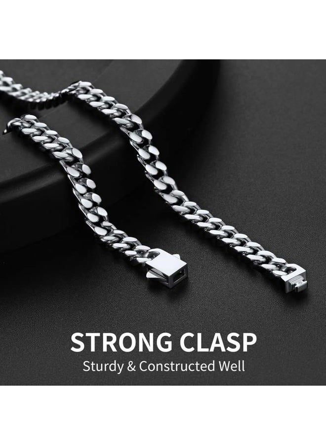 ChainsHouse 316L Stainless Steel Miami Cuban Link Chain 14mm 24inch Heavy Curb Chain Necklace Hip Hop Jewelry Gift for Men Women - Image 3