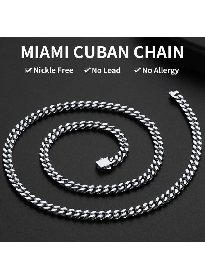 ChainsHouse 316L Stainless Steel Miami Cuban Link Chain 14mm 24inch Heavy Curb Chain Necklace Hip Hop Jewelry Gift for Men Women - Image 2