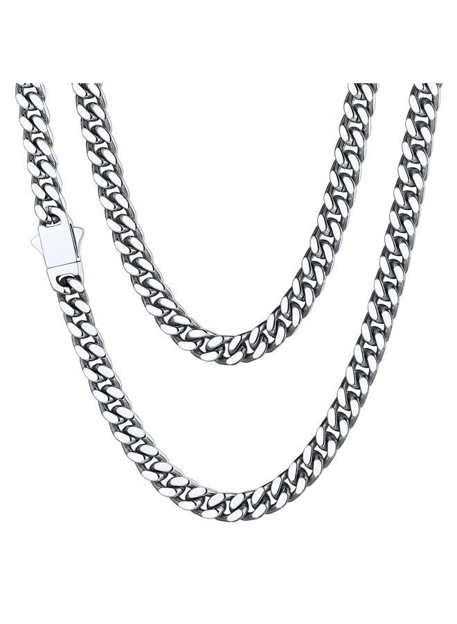 ChainsHouse 316L Stainless Steel Miami Cuban Link Chain 14mm 24inch Heavy Curb Chain Necklace Hip Hop Jewelry Gift for Men Women - Image 1