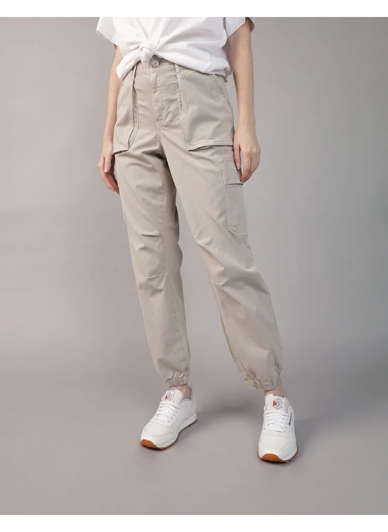 American Eagle AE Stretch High-Waisted Baggy Cargo Jogger