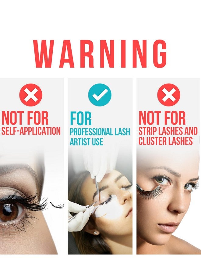 Stacy Lash Ng Evolution Eyelash Extension Glue Stacy Lash (0.34 Fl.Oz/10 Ml)/1-2 Sec Dry/Retention - 8 Weeks/Professional Supplies/Black Adhesive - Image 2