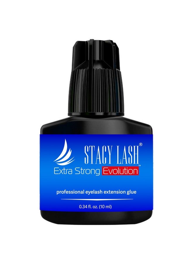 Stacy Lash Ng Evolution Eyelash Extension Glue Stacy Lash (0.34 Fl.Oz/10 Ml)/1-2 Sec Dry/Retention - 8 Weeks/Professional Supplies/Black Adhesive - Image 1