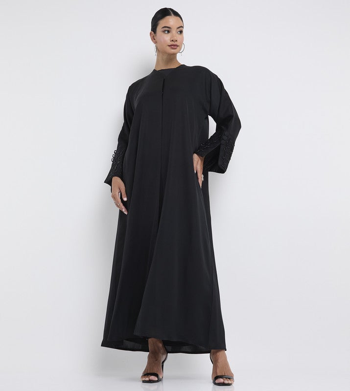 ROZA Stylish hand work abaya - Image 4