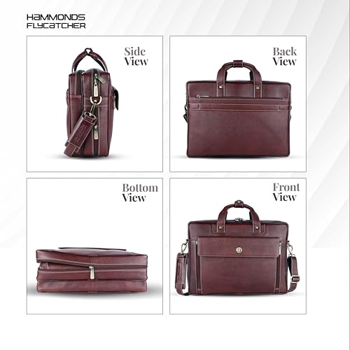HAMMONDS FLYCATCHER Adults Messenger Bag (Brown) - Image 2