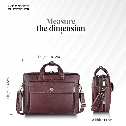HAMMONDS FLYCATCHER Adults Messenger Bag (Brown) - Image 5