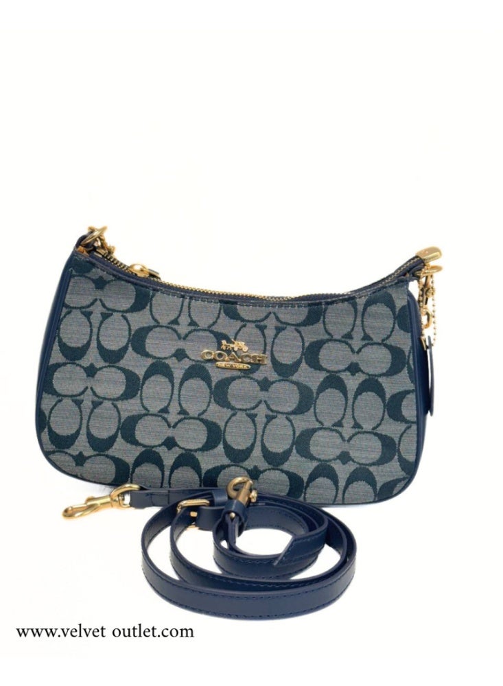 كوتش اوت ليت حقيبة يد نسائية من Coach – دنيم أزرق، - Image 4