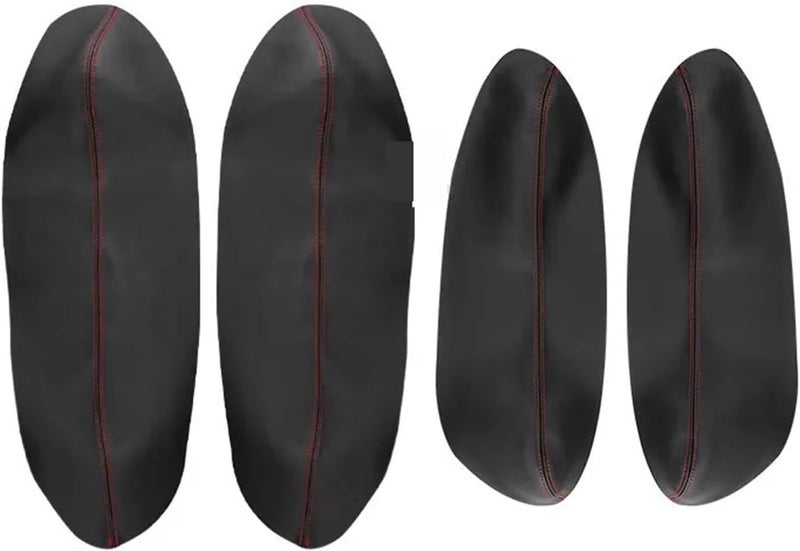 QASULER Microfiber Leather Door Armrest Covers - Image 1