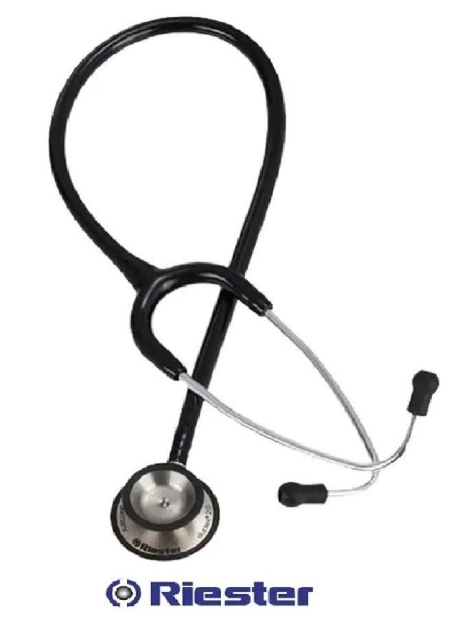 Riester Germany Stethoscope Duplex Aluminium by Riester for adults Black ( 4001-01) - Image 2