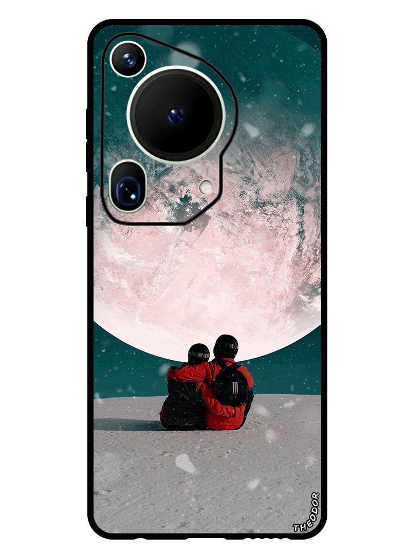 Theodor Protective Case Anti Scratch Shock Proof Bumper Cover For Huawei Pura 70 Ultra couple_hugs_moon - Image 1