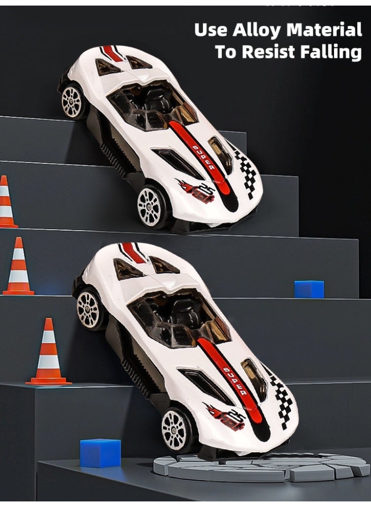Soofam 15PCS 1:64 Alloy Inertial Regenerative Cars, Toy Cars for Children, Gifts for Children - Image 5
