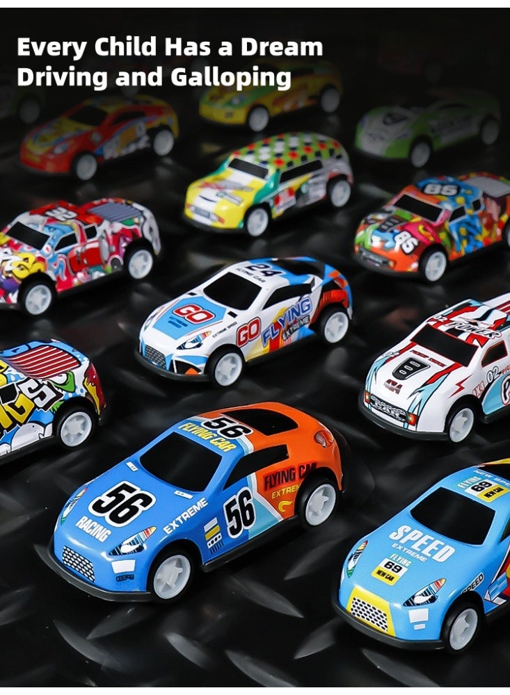 Soofam 15PCS 1:64 Alloy Inertial Regenerative Cars, Toy Cars for Children, Gifts for Children - Image 3