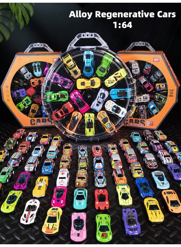 Soofam 15PCS 1:64 Alloy Inertial Regenerative Cars, Toy Cars for Children, Gifts for Children - Image 2