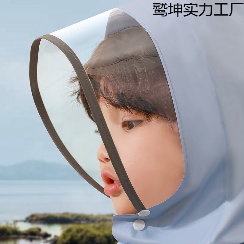 Children'S Raincoat Boys And Girls Children'S Full Body Waterproof Baby Kindergarten Primary School Girls School Special Poncho - Image 4