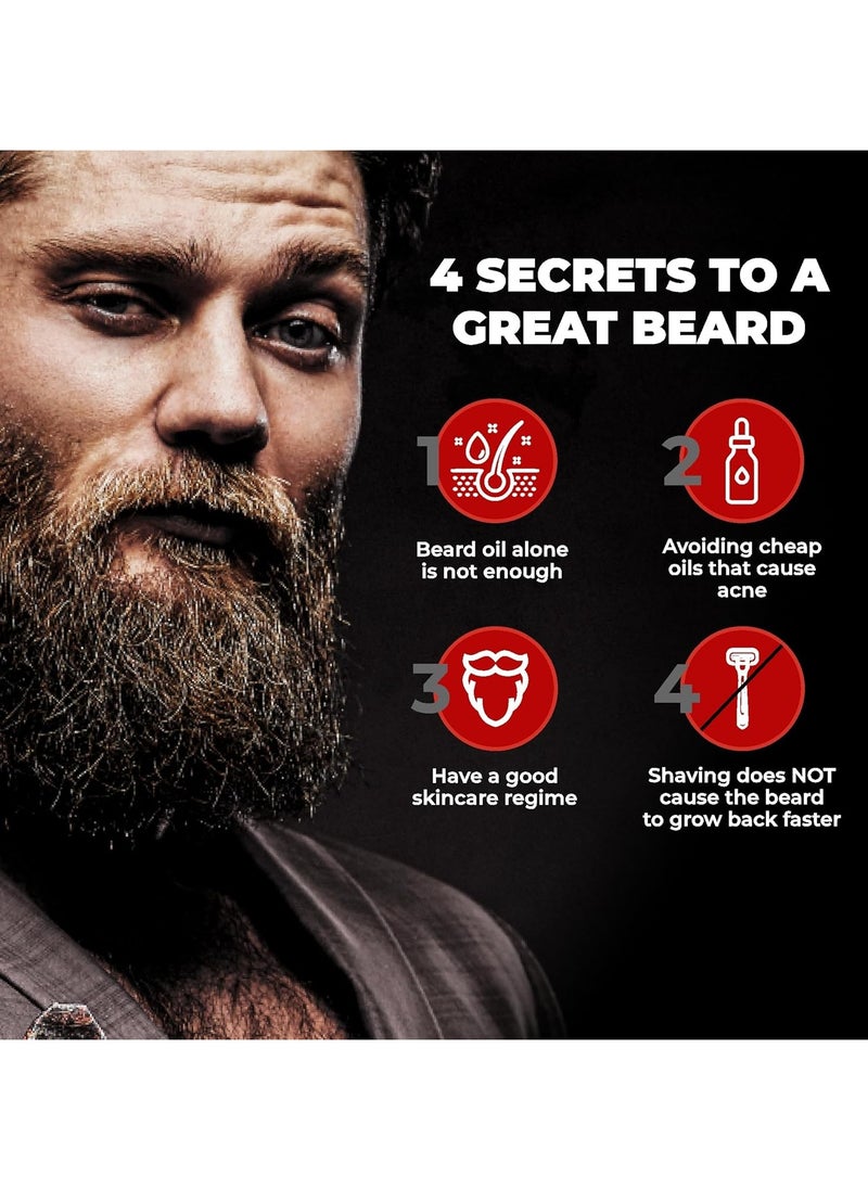 BEARDO - Beardo Godfather Beard Wash for men 100ml Aromatic Woody Scent Purifying and Hydrating Beard and Skin Cleaner with Avocado Oil Argan Oil Beard Shampoo for Clean and Healthy Beard - Image 1