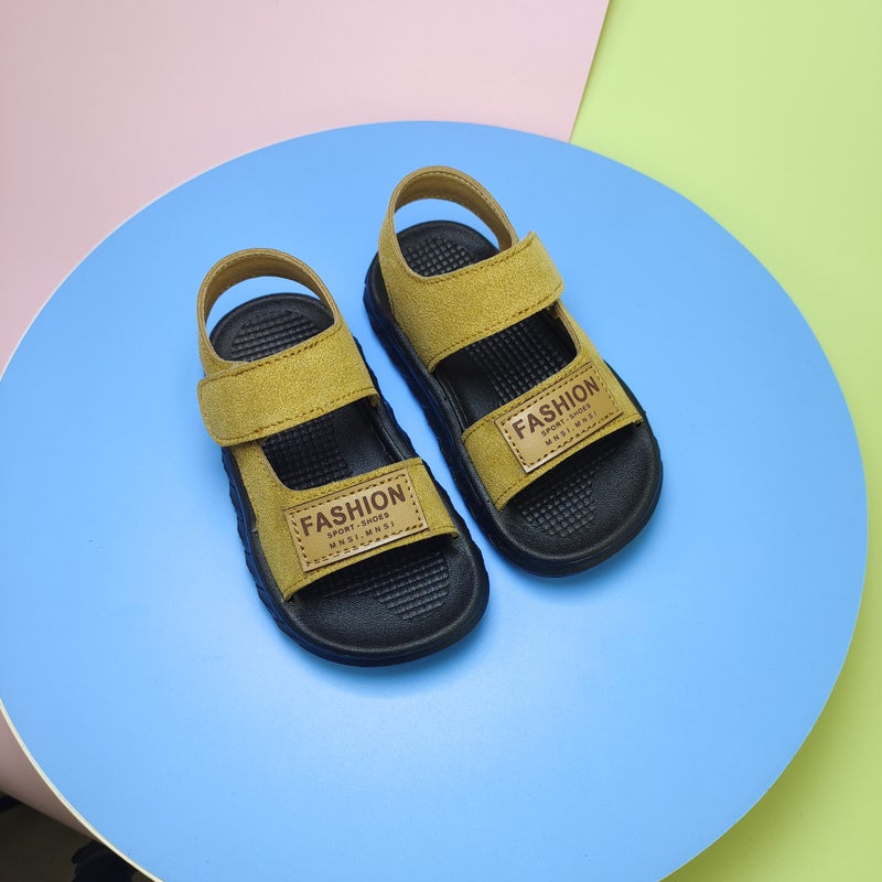 Baby Sandals 2025 Shein Children Soft Bottom Stitching Can Bubble Water Boys Beach Shoes - Image 1