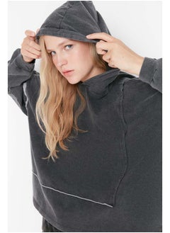 trendyol Acid Washed Loose Fine Knit  - Image 1