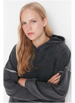 trendyol Acid Washed Loose Fine Knit  - Image 3