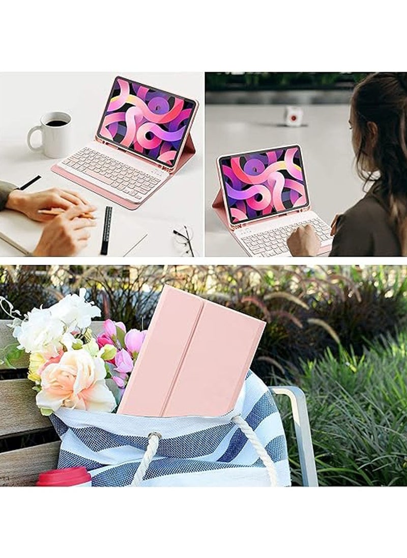 General - Keyboard Case for iPad Mini 6,8.3 inch iPad mini 6th Generation case with Detachable Wireless Bluetooth Keyboard Pencil Holder Slim Leather Smart Cover - Image 1