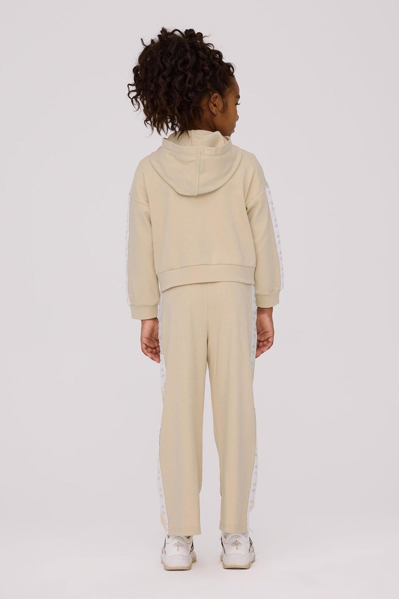 TYESS Girls Beige Tracksuit Top  - Image 4