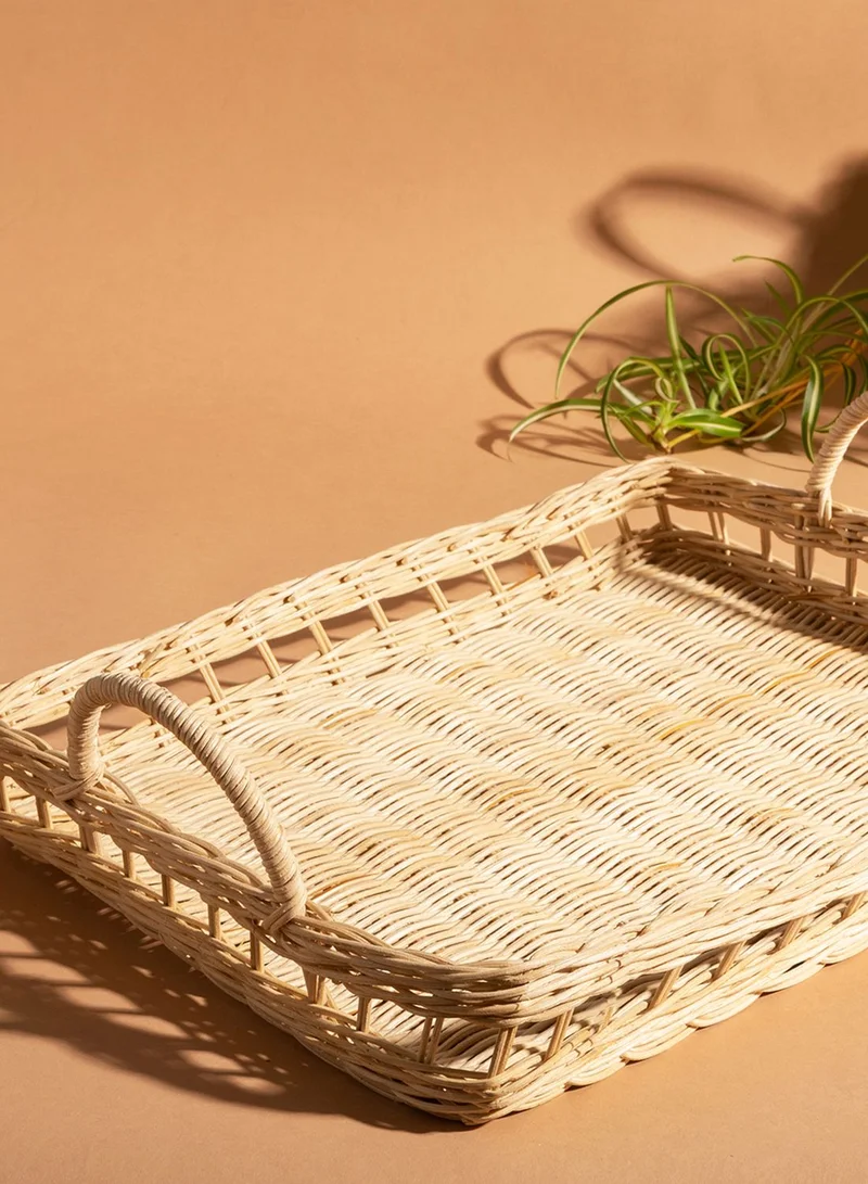 Sass & Belle Decorative Rattan Tray