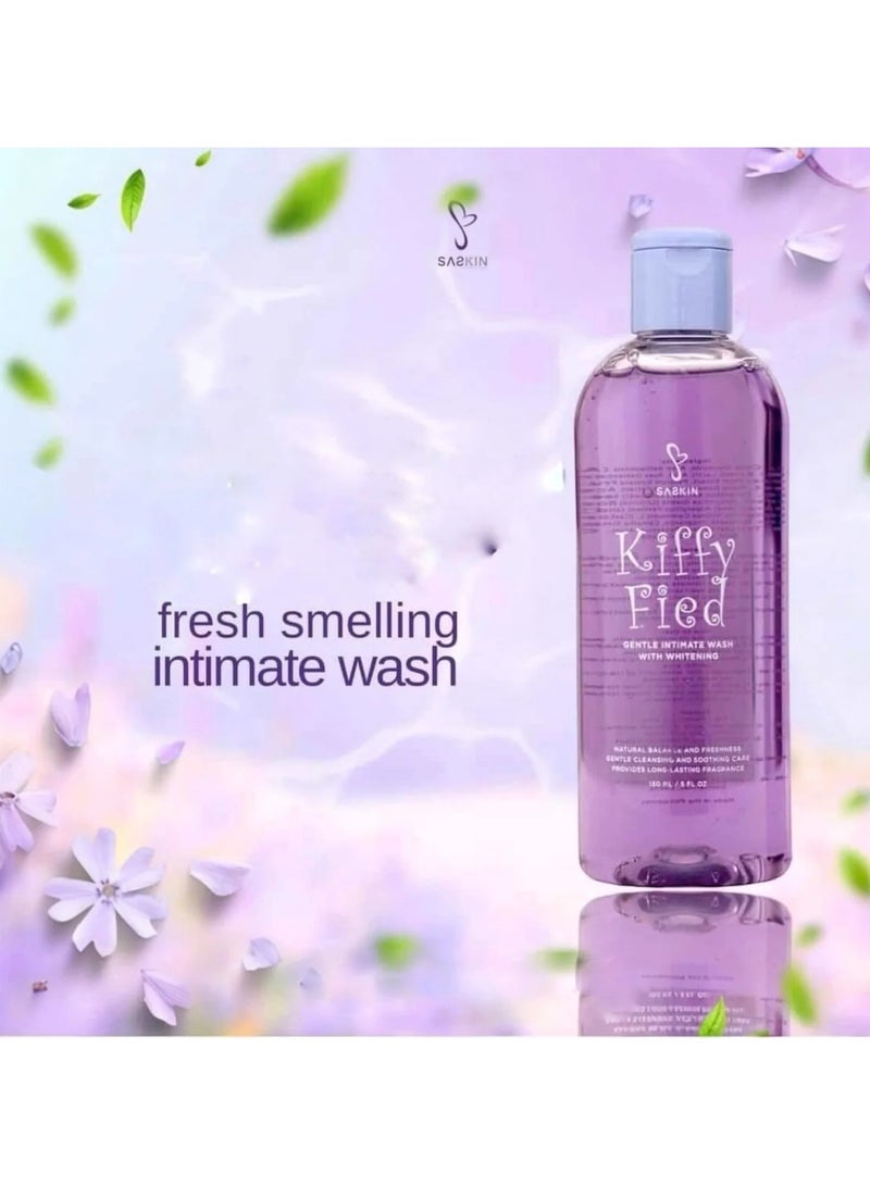SASKIN Kiffy Fied Gentle Intimate Wash With Cooling Effect - 150Ml - Image 3