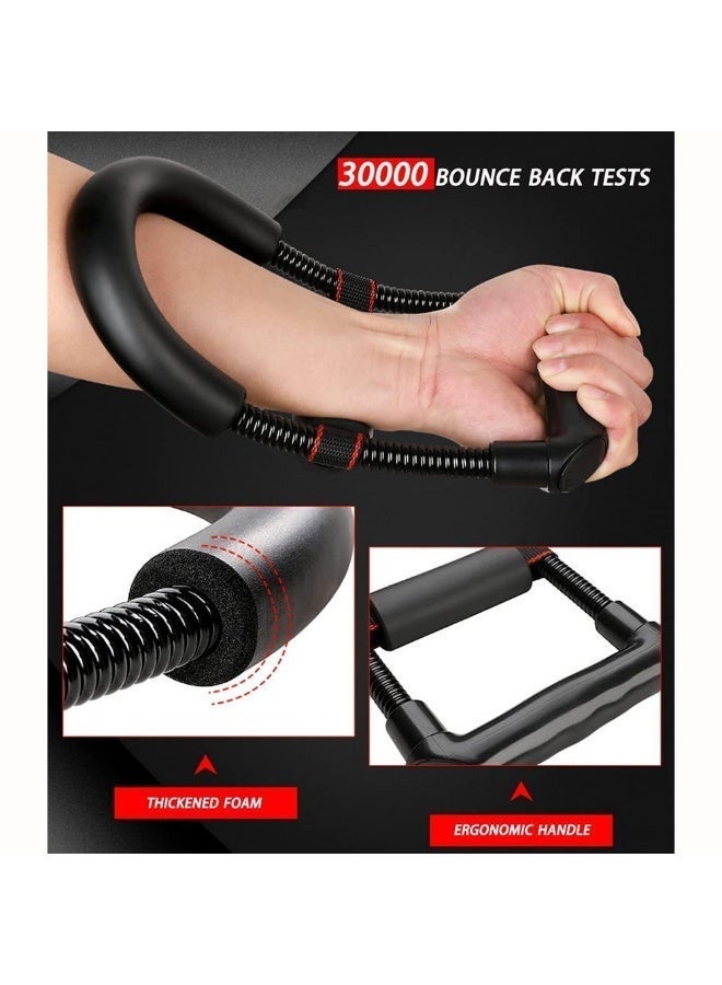 1pc Sportneer Wrist & Forearm Strengthener, Adjustable Spring Tension Grip Trainer - Boosts Strength, Arm & Grip Workout Equipment, Suitable for Beginners & Professionals - Home Gym Gear for Arm Muscle Training, Ideal for Basketball Shooting, High-Intensity Wrist Exerciser with 30-50kg / 66.14-110.23lbs Resistance - Image 3