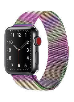 Generic Stainless Steel Milanese Loop Compatible with Apple Watch Band 42mm 44mm 45mm 46mm men and women Mesh Loop Magnetic Clasp Replacement for Apple Watch Series 1/ 2/3/4/5/6/7/8/se/9/10/ultra/ultra 2  - Image 1