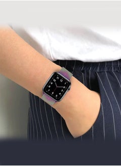 Generic Stainless Steel Milanese Loop Compatible with Apple Watch Band 42mm 44mm 45mm 46mm men and women Mesh Loop Magnetic Clasp Replacement for Apple Watch Series 1/ 2/3/4/5/6/7/8/se/9/10/ultra/ultra 2  - Image 5