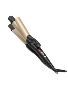 125 Inch Hair Straightener and Curler 2 in 1 Curling Iron  Flat Iron Tourmailine Ceramic 275425 Temperature Adjust Dual Voltage Travel Use